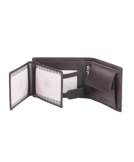 London Leathergoods Cow Nappa RFID Proof Notecase with Double Swing Section - Now available in a smaller size, for the smaller notes!!